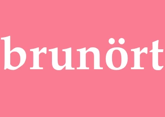 Synonym brunört