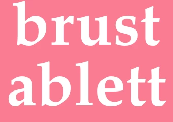 Synonym brustablett