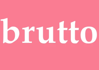 Synonym brutto