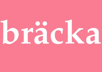 Synonym bräcka