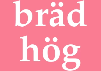 Synonym brädhög