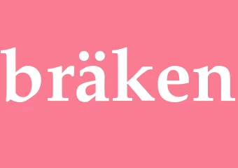 Synonym bräken