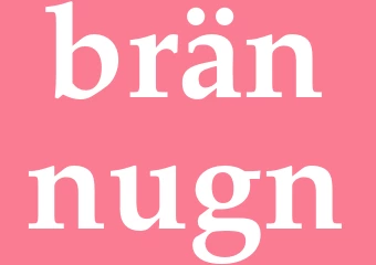 Synonym brännugn