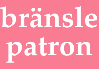 Synonym bränslepatron