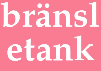 Synonym bränsletank