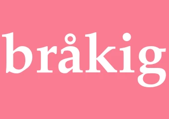 Synonym bråkig