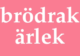 Synonym brödrakärlek
