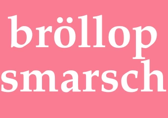 Synonym bröllopsmarsch