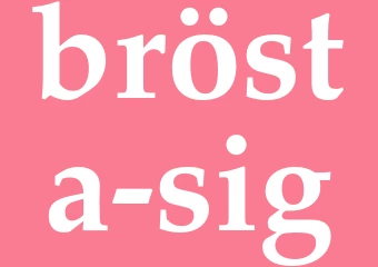 Synonym brösta sig