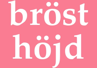 Synonym brösthöjd