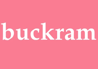 Synonym buckram