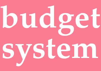 Synonym budgetsystem