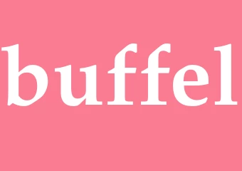 Synonym buffel