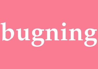 Synonym bugning