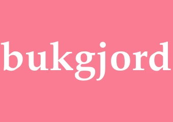 Synonym bukgjord