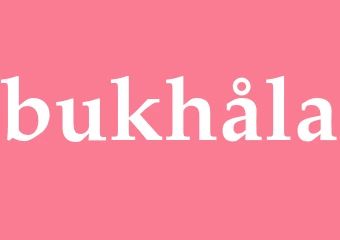 Synonym bukhåla