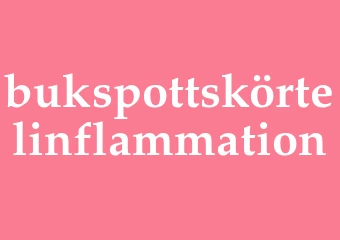 Synonym bukspottskörtelinflammation