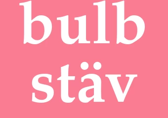 Synonym bulbstäv