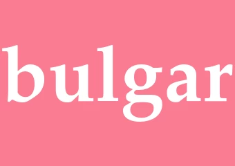 Synonym bulgar