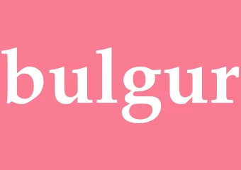 Synonym bulgur