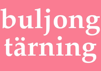 Synonym buljongtärning
