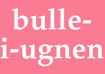 Synonym bulle i ugnen
