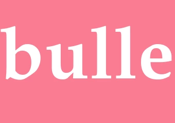 Synonym bulle