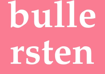 Synonym bullersten