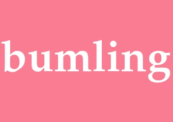 Synonym bumling
