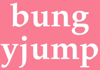 Synonym bungyjump