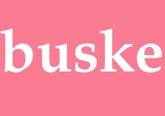 Synonym buske