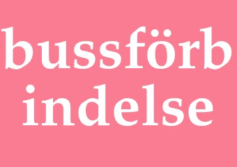 Synonym bussförbindelse