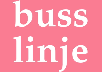 Synonym busslinje
