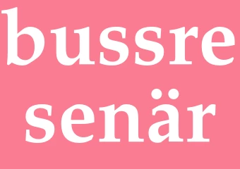 Synonym bussresenär
