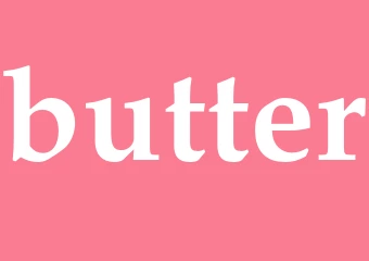 Synonym butter