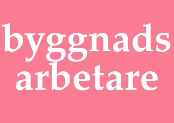 Synonym byggnadsarbetare