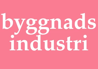 Synonym byggnadsindustri
