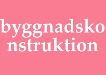 Synonym byggnadskonstruktion