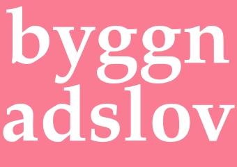 Synonym byggnadslov
