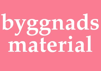 Synonym byggnadsmaterial