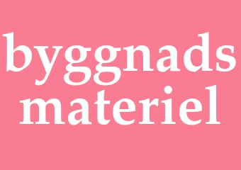 Synonym byggnadsmateriel