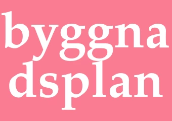Synonym byggnadsplan