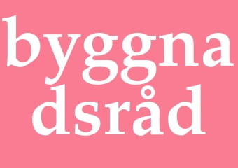 Synonym byggnadsråd