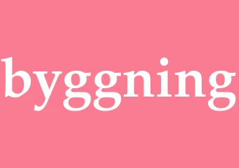 Synonym byggning
