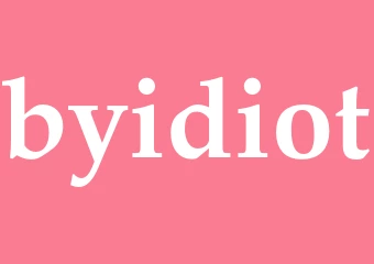 Synonym byidiot
