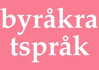 Synonym byråkratspråk