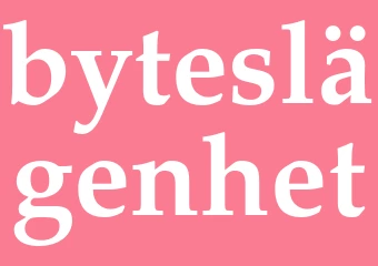 Synonym byteslägenhet