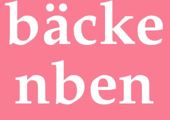 Synonym bäckenben