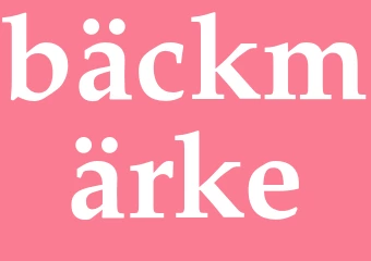 Synonym bäckmärke