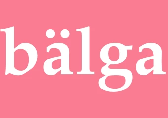 Synonym bälga